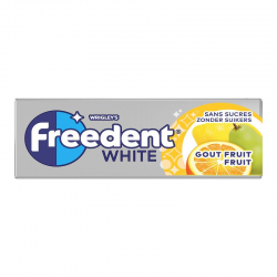 Freedent dragée white fruits