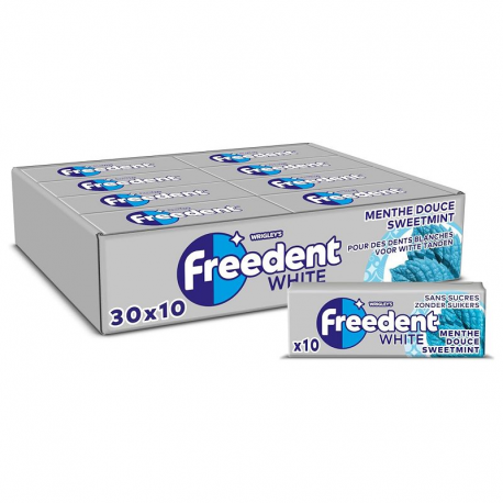 Freedent dragée white menthe douce