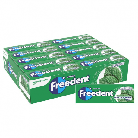 Freedent dragée menthe verte (chlorophyle)
