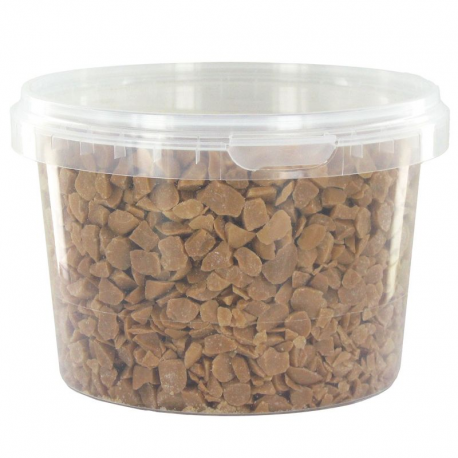 Gros éclats de caramel crème 3/9 mm professionnel 800g Dupont d'Isigny