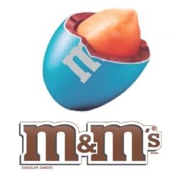 M&M's Peanut Bleu Lagon (Aqua) kg