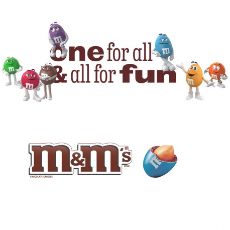 M&M's Peanut Bleu Lagon (Aqua) kg