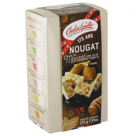 Etui 225g nougats tendres de Montélimar