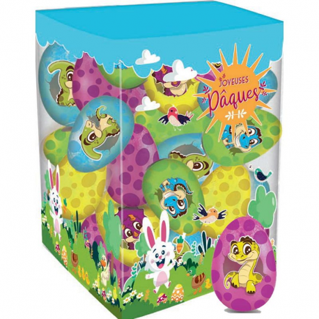 Oeufs Dinosaure à cacher 12.5g en tubo de 50