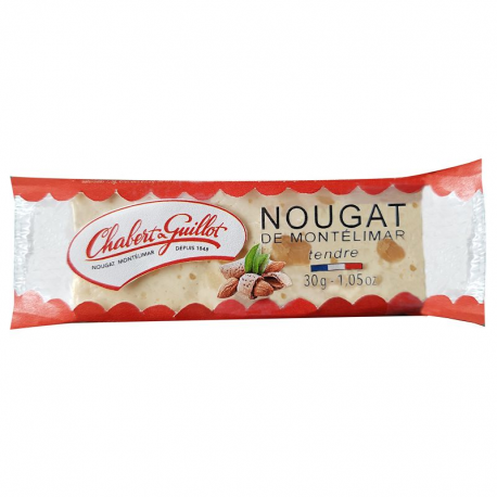 Nougats de Montélimar tendres 30g Chabert et Guillot