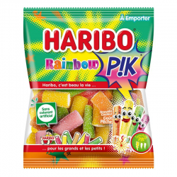 Rainbow pik sachets 120g Haribo