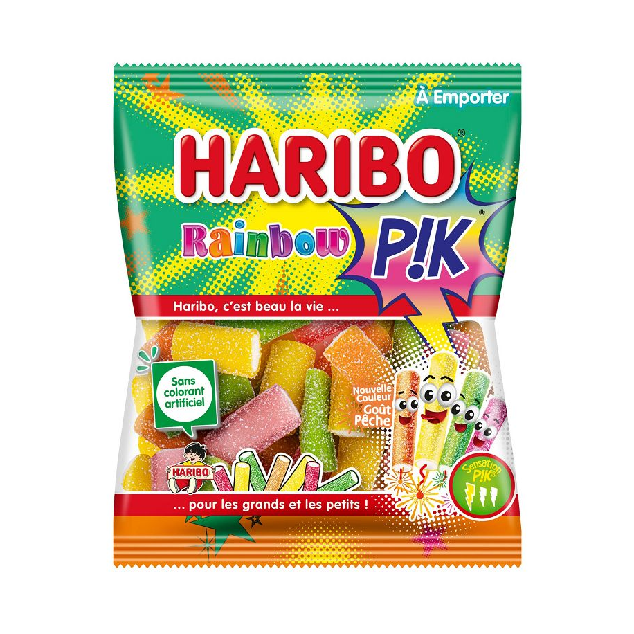 Rainbow pik sachets 120g Haribo
