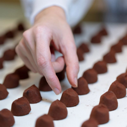 Truffes fantaisies éclats de caramel d'Isigny vrac kg