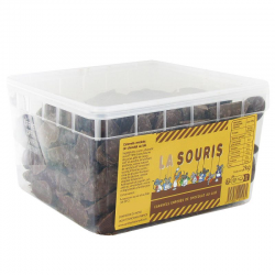 Souris caramel enrobé de chocolat - boite de 2kg
