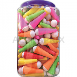 Top cones avec poudre - tubo de 150
