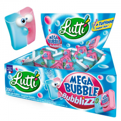 Mega Bubble Bubbliz Lutti x200