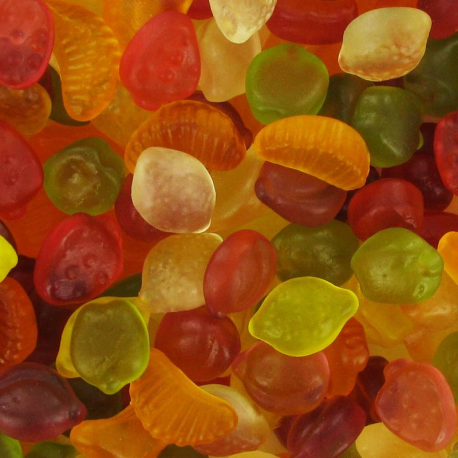 Fruits gélifiés lisses sans sucre kg Astra