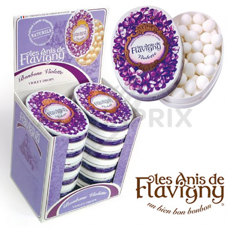 Flavigny violette - boîte fer collection
