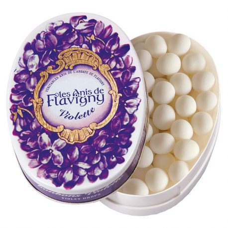 Flavigny violette - boîte fer collection