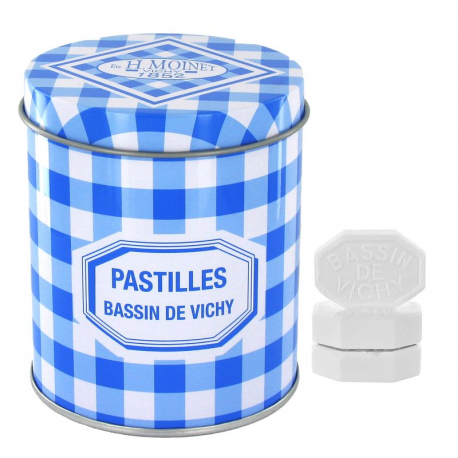 Pastille de vichy boîte ronde 200g