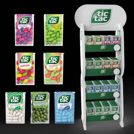 Colis Présentoir de comptoir Tic Tac