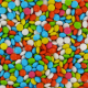 Mini confettis MULTICOLORES - 200g