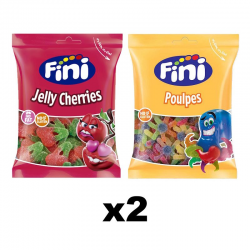 Lot 4 cartons Fini offerts (2 poulpes + 2 cerises)