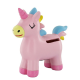 Tirelire licorne 15 x 5 x h. 13cm