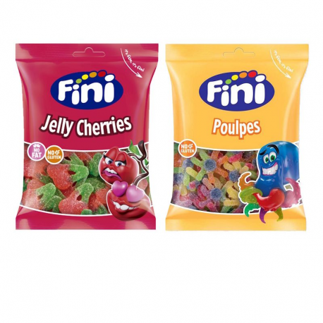 Lot 2 cartons Fini offerts (1 poulpes + 1 cerises)