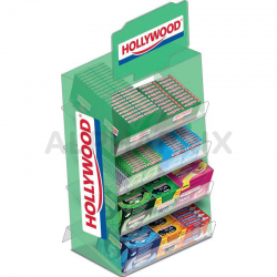 Présentoir HOLLYWOOD pour 10 boites de chewing gum