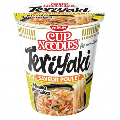 ~Cup noodles (nouilles) Teriyaki Chicken 67g