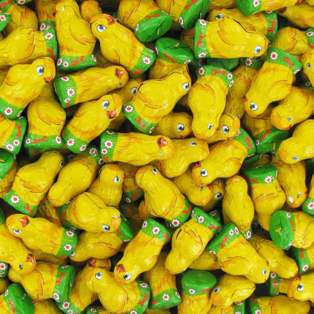 ~Poussins 12g lait s/alu 5cm - carton de 560