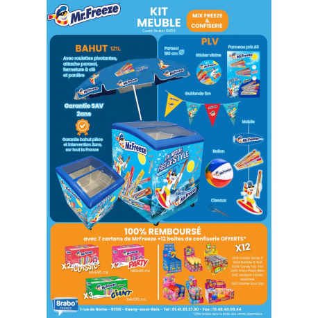 Meuble froid mr freeze GM option mix 2025