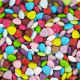 Mini coeurs au chocolat MULTICOLORE - 500g