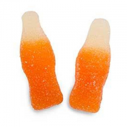 Bouteilles soda orange sucrées kg Dulceplus