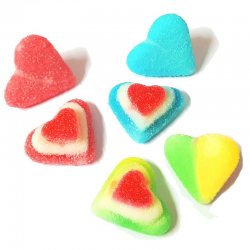 Coeurs 3D sucré kg Dulceplus