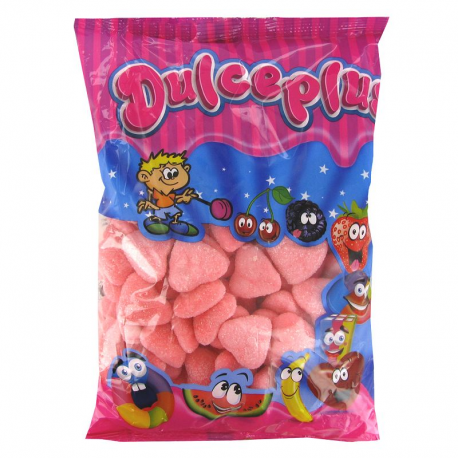 Coeurs roses sucrés vrac dulceplus