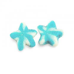 Etoiles twist sucrée bleue - 1kg