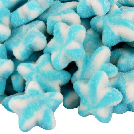 Etoiles twist sucrée bleue - 1kg