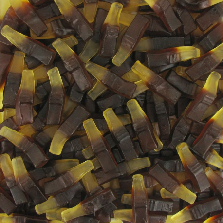 Bouteilles cola gélifiées lisses kg Dulceplus
