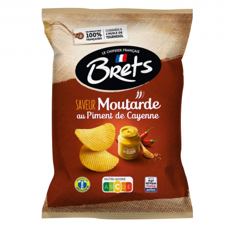 Chips Brets saveur moutarde piment de Cayenne 125g