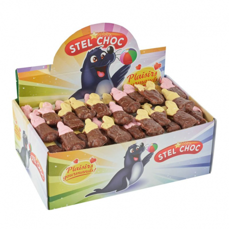 ~Guimauves mi-enrobées lait x80