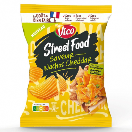Chips Street Food Nachos Cheddar 120g