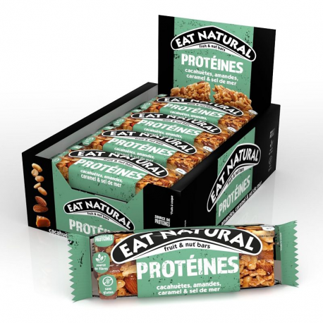 Eat Natural Protéines cacahuètes et caramel 40g