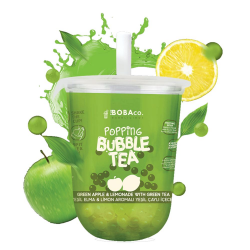 Popping Bubble Tea Cup Pomme Citron 33 cl