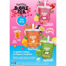 Popping Bubble Tea Cup Mangue Passion 33 cl