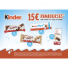 Colis barres kinder T2 - 15 € remboursés (jusqu'au 31/07/25)