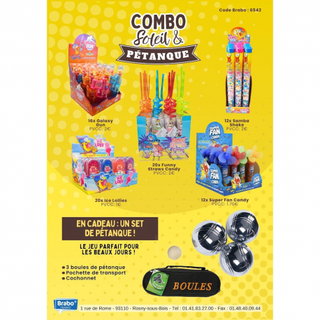 Combo Soleil et Pétanque - PRE COMMANDE -