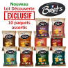 Lot Découverte chips Bret's 125g assortis - par 10