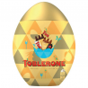 Toblerone oeuf plastique garni de mini barres 192g