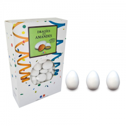 Dragées amande de provence blanc mat 500g