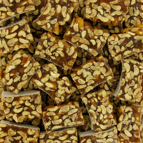 Nougatine arachides cassée nue kg