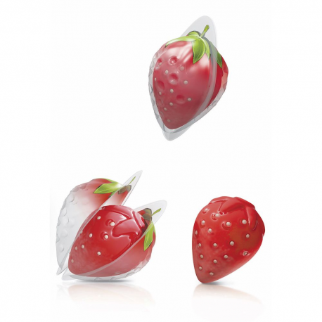 Juicy gummy strawberry (fraise) 3D Johny Bee tubo de 60