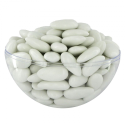 Dragées amande méditerranéenne BLANC brillant - 1kg