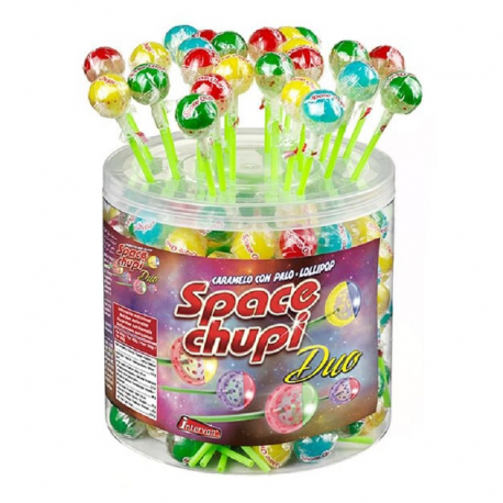 Sucettes Space chupi duo par 150
